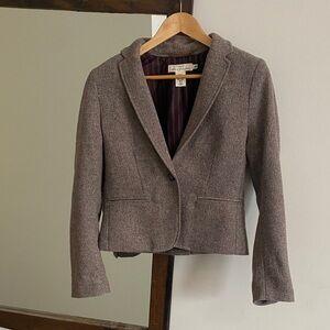 H&M Brown Tweed Scholastic Academic Career Blazer